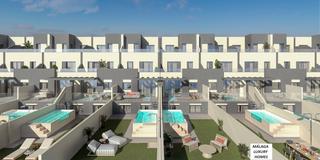Maison jumelée à Urbanización Santa Rosa. Exclusivos chalets adosados de lujo de estilo moderno en torrox