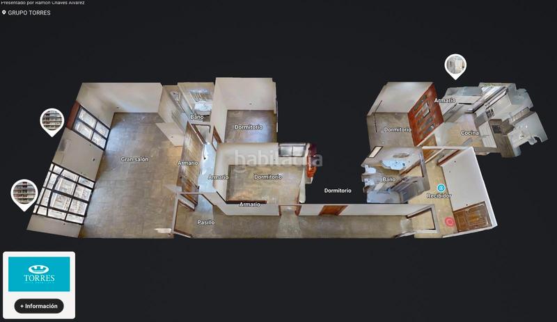 Foto 56f0a9af-a3e3-4a93-8a64-b6e9c541a2e9. Etagenwohnung mit heizung in San Matías - Realejo Granada