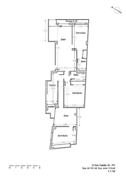 Foto 8d7a2e65-f68b-4dfc-9744-0e86a8f5270b. Flat with heating in Centro - Sagrario Granada