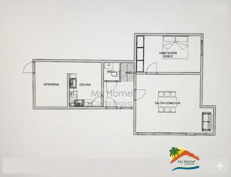 Foto d88430f1-cfab-4666-81c0-b1eed0e185f7. Casa amb xemeneia calefacció aparcament a Roca Grossa Lloret de Mar