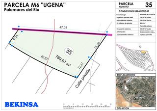 Terrain résidentiel à Calle ugena 51. Residencial en venta en calle ugena, palomares del río