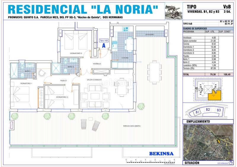 Foto 16caf827-31c3-499d-abf6-d14cb963a83c. Flat 102m<sup>2</sup> with parking pool in Avenida de Europa Montequinto