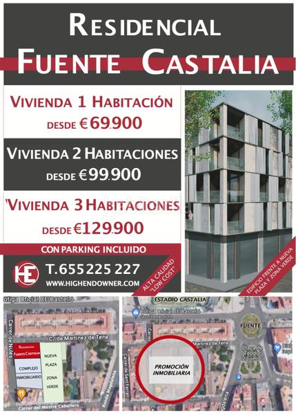 Foto 64fb45ee-a496-4644-acf9-86fb073f55a7. Studio with heating parking in Estadio Castalia Castellón de la Plana