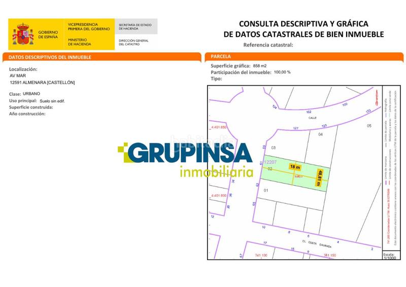 Foto df3e19fa-498e-45d5-994c-1e31c35c4168. Terreno residencial solar en venta . en Almenara
