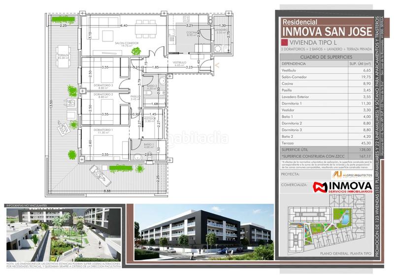 Foto c590d9bf-9c8a-4ad9-ba3d-9f7234a40719. Appartamento 171m<sup>2</sup> con riscaldamento piscina in San Jose de la Rinconada