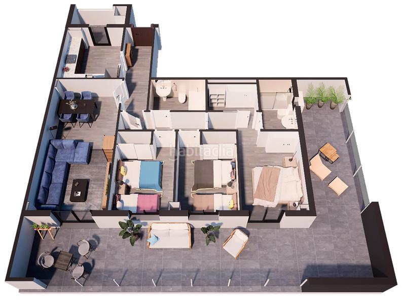 Foto f71da8e0-a46f-4dd5-bbd3-91cf654d8a50. Appartamento 171m<sup>2</sup> con riscaldamento piscina in San Jose de la Rinconada