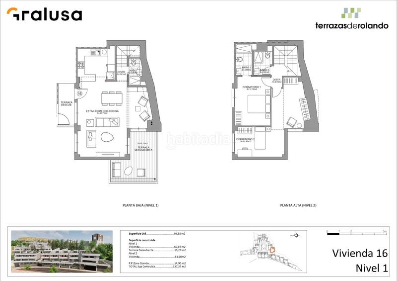 Foto 9f61b04f-3991-47a2-83e2-8111a2b3caed. Zweistöckige wohnung mit heizung parking pool in Haza Grande Granada