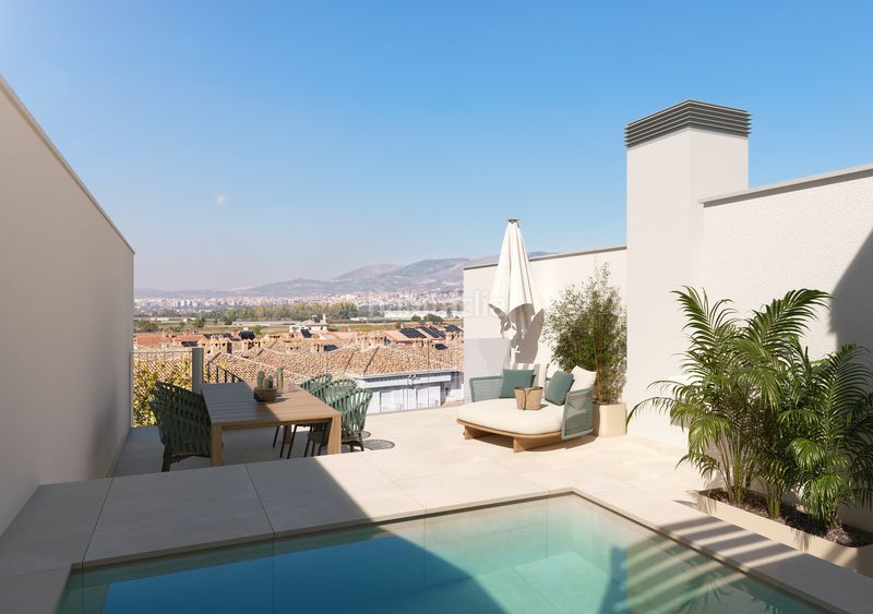 Foto e0ace733-9389-409f-88a6-cf6f76b571ad. Àtic 90m<sup>2</sup> amb calefacció aparcament piscina a Poniente Armilla