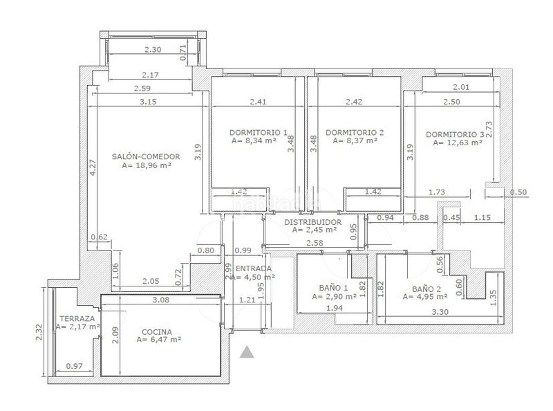 Foto 1ae26b36-7fd6-4e5b-a4e3-c015bdf730a4. Pis amb calefacció aparcament piscina a Butarque Madrid