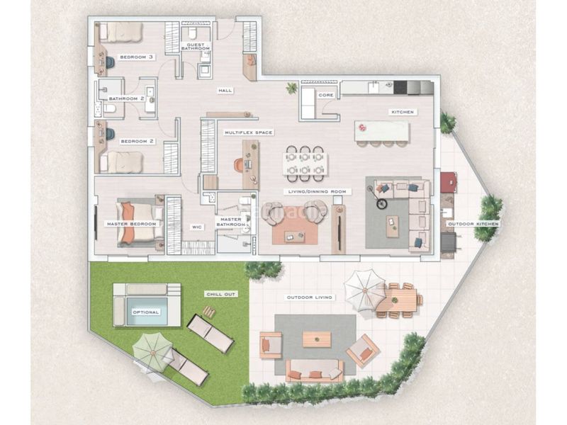 Foto 226f8565-f120-4cbb-8a17-5adc5dc15e48. Apartament amb calefacció aparcament piscina a Las Flores Mijas