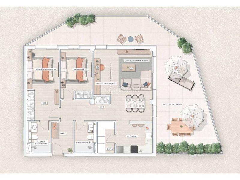 Foto 84f5f24a-6422-415d-a058-dfa5c4cf8bb3. Apartament amb calefacció aparcament piscina a Las Flores Mijas