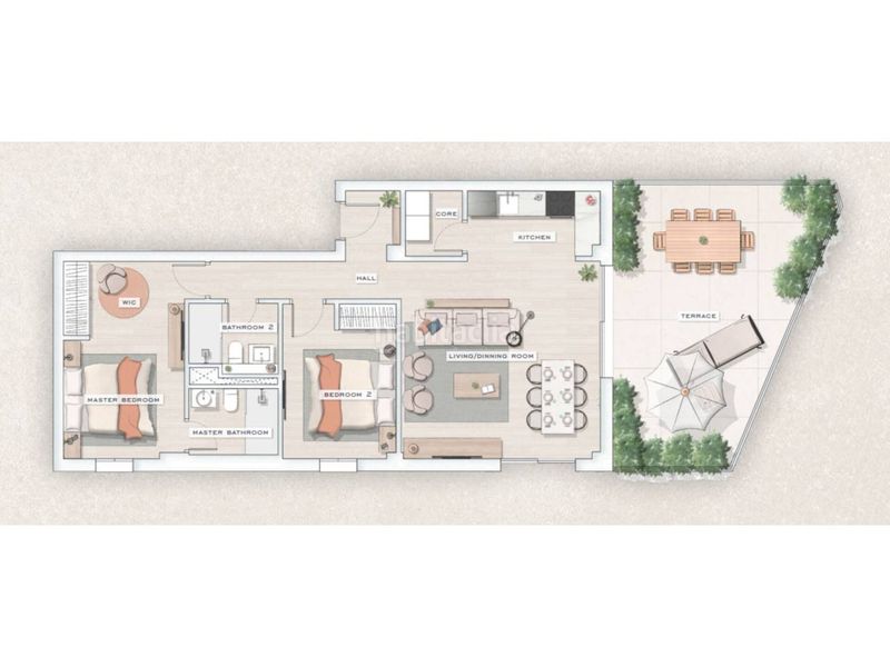 Foto 8933f10f-4cae-43a2-a4ef-fd581b1a7d84. Apartament amb calefacció aparcament piscina a Las Flores Mijas