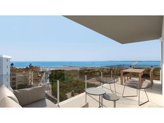 Ático en Playa Tamarit-Playa Lissa. Complejo residencial de obra nueva en santa pola