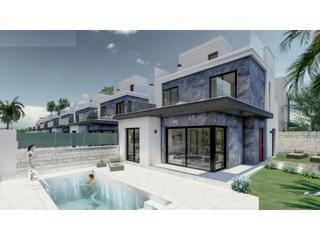 Haus in Pilar de la Horadada Ciudad. Villas de obra nueva en pilar de la horadada