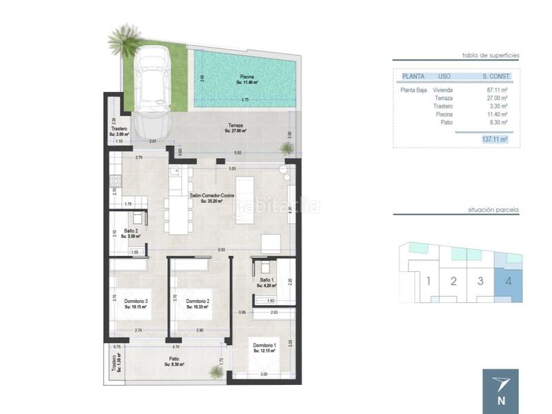 Foto 3912c06d-f627-40dd-aabe-ecc9f4ee3039. Maison avec piscine dans Los Peñascos-El Salero-Los Imbernones San Pedro del Pinatar