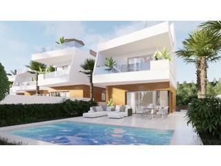 Maison à El Pinar de Campoverde. Villas de obra nueva en pilar de la horadada en el campo de golf