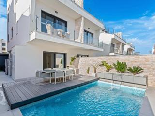 Maison à Los Secanos. Chalets adosados de obra nueva en guardamar del segura