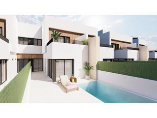 Maison à Santiago de La Ribera. Modernas villas adosadas con piscina privada cerca del mar en sa