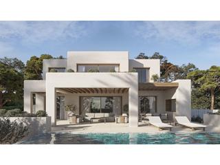 Casa en La Fustera. Villa con vistas al mar y encanto ibicenco en la fustera, beniss