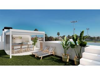 Casa a Lo Pagán. Bungalows de nueva construcción con piscina privada en san pedro