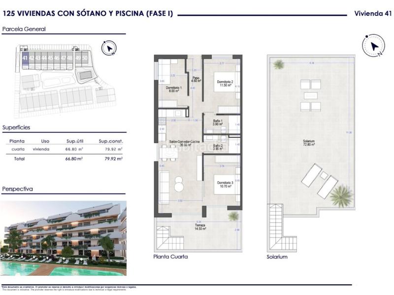 Foto 7424f242-5e1f-4982-b1a4-8bcf05215cad. Dachwohnung in Santiago de La Ribera San Javier