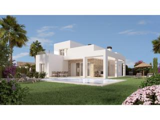 Casa a Algorfa. Villas contemporáneas de nueva construcción con piscina privada