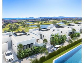 Haus in Las Lomas de Rame-Bahía Bella. Residencia de nueva construcción en primera línea del campo de g