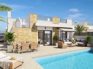Casa en San Fulgencio. Villas de obra nueva con piscina privada en oasis de la marina,
