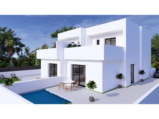 Haus in Daya Nueva. Villas pareadas de nueva construcción con piscina privada en day