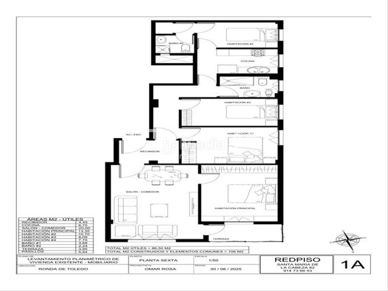 Foto ae89ec84-96b7-4d8b-9532-85cef8a6606c. Flat with heating in Acacias Madrid