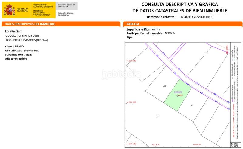 Foto fa7a238d-caf0-4fd1-af62-819e10f298fc. Terreno residenziale in Riells i Viabrea