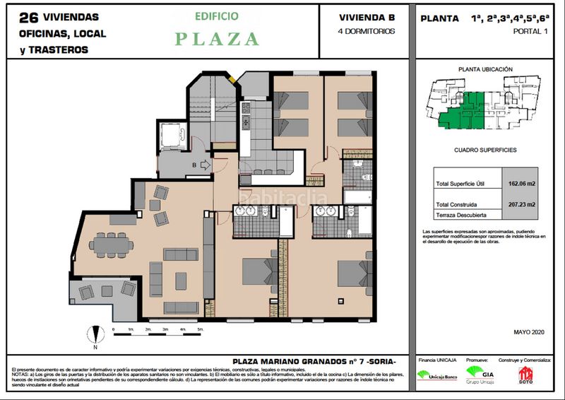 Foto d8ca68fe-f6fd-4c62-b843-e77f1bf6cdc8. Pis a Centro Soria