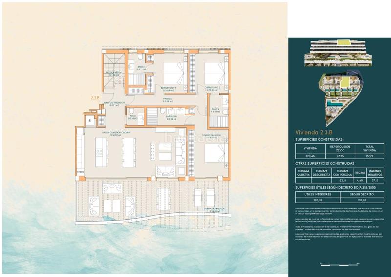 Foto 01a8cc72-645f-437c-aed2-5524ae11a41e. Dachwohnung mit parking pool in El Faro de Calaburra - Chaparral Mijas