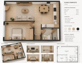 Apartament a Hispanidad - Vivar Téllez. Bajo de 49m2 a estrenar