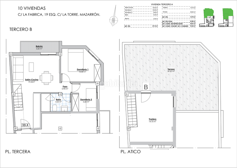 Foto b06ce5bc-afc5-423b-8501-2ae80f463b2f. Dachwohnung in Pescadores Mazarrón