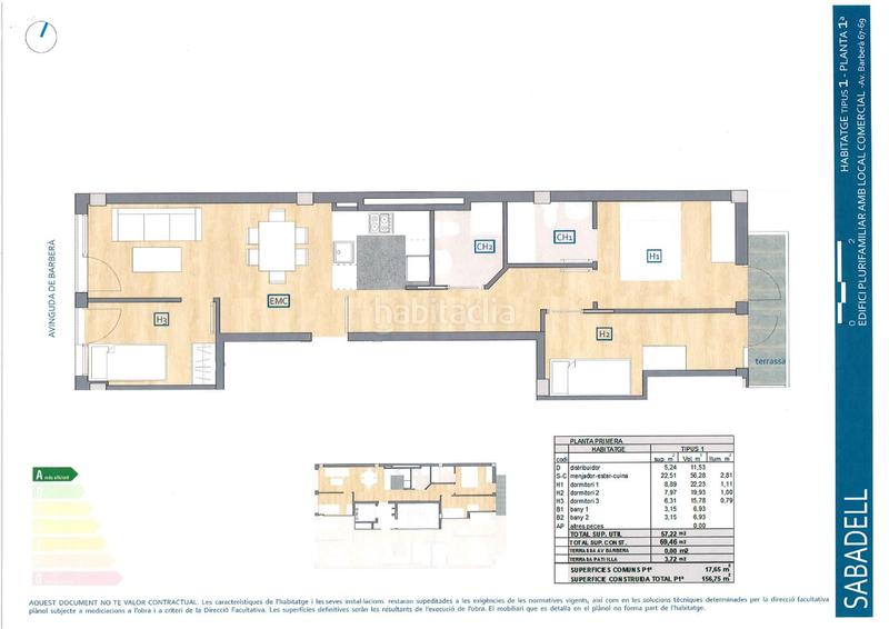 Foto 7041d13a-7d7c-44b1-af7f-775e7c82268f. Appartement 69m<sup>2</sup> dans avinguda de barberà 67 dans Eixample Sabadell