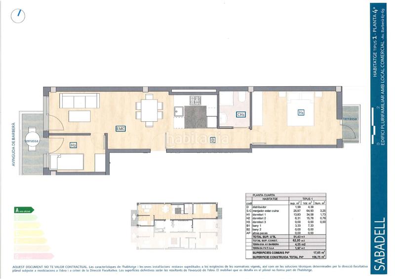 Foto 4afe9b94-6db7-415b-80c2-529ff7372896. Appartement 62m<sup>2</sup> dans avinguda de barberà 67 dans Eixample Sabadell