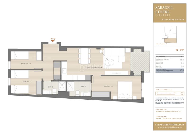 Foto 707736f8-bc8d-4fe4-8524-e1753c487848. Piso 86m<sup>2</sup> de obra nueva carrer metge mir en Covadonga Sabadell