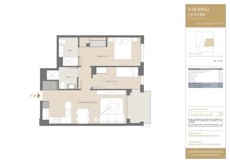 Foto 2bf12f62-bc90-4098-bcdd-7c611d825cca. Pis 70m<sup>2</sup> amb calefacció aparcament a Covadonga Sabadell
