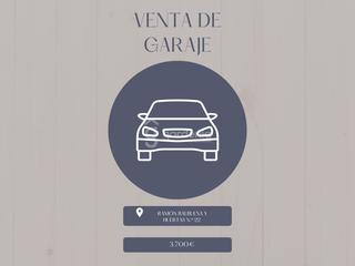 Aparcament cotxe  Ramon balbuena y huertas. Venta de plaza de garaje ramón balbuena y huertas n. 22