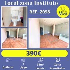 Lloguer Local Comercial a La Paz. Local en alquiler en instituto.