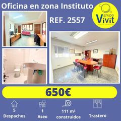 Lloguer Oficina a La Paz. Oficina en alquiler en instituto, 5 dormitorios.
