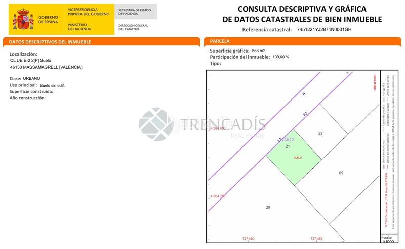 Foto faed7f3d-e5e0-41ae-9e7d-49f00d5fefd9. Terreno residenziale in Massamagrell