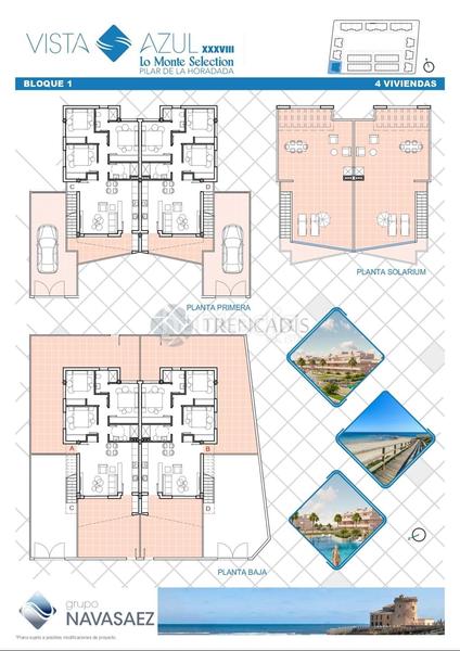 Foto 984a9bd6-c095-4fe2-b7da-6eeecd4ba856. Maison jumelée avec piscine dans Pilar de la Horadada ciudad Pilar de la Horadada