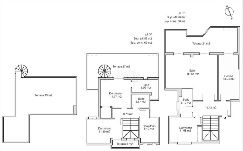 Foto 08bfc854-f9eb-4a16-b805-2a1e500af968. Attique avec chauffage parking dans Camino de los Neveros - Serrallo Granada