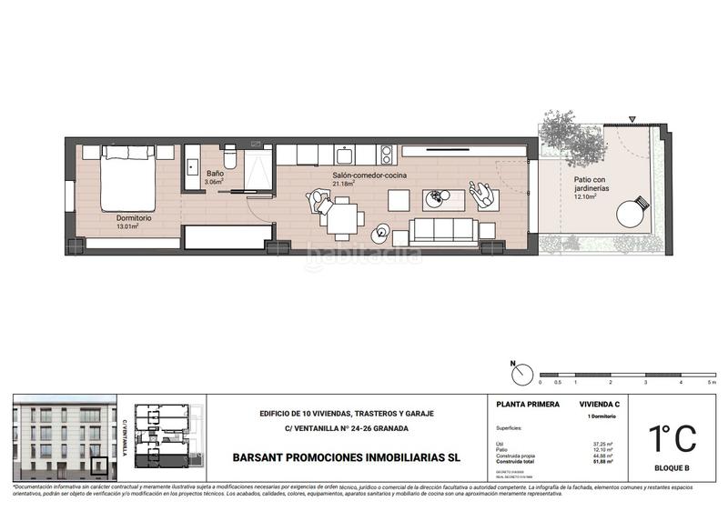 Foto 9db1e0cf-57a9-49ae-82b0-ff175c9f2abd. Pis 51m<sup>2</sup> a calle ventanilla 20 a Centro - Sagrario Granada