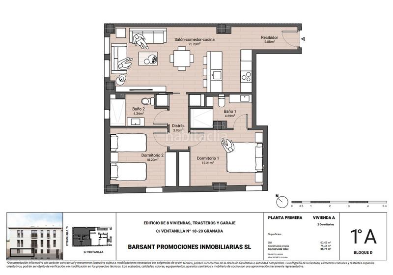 Foto a1d061c3-7586-425e-8e17-00770bb197d4. Appartement 95m<sup>2</sup> dans calle ventanilla 20 dans Centro - Sagrario Granada