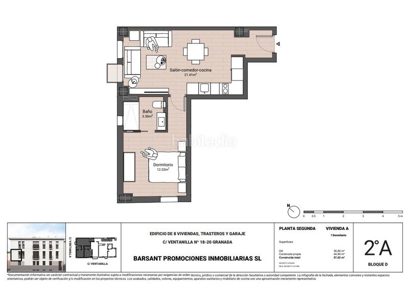 Foto c4e983e5-fd93-4b5e-8a44-71d1561776e1. Pis 57m<sup>2</sup> a calle ventanilla 20 a Centro - Sagrario Granada