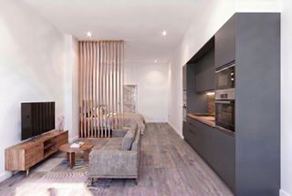 Estudi  Calle washington irving. Loft a estrenar en la chana  diseño moderno y máximo aprovechami