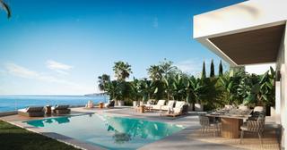 Chalet  Central de las farolas waveviews. Venta de villa de lujo con cuatro dormitorios en mijas costa, má